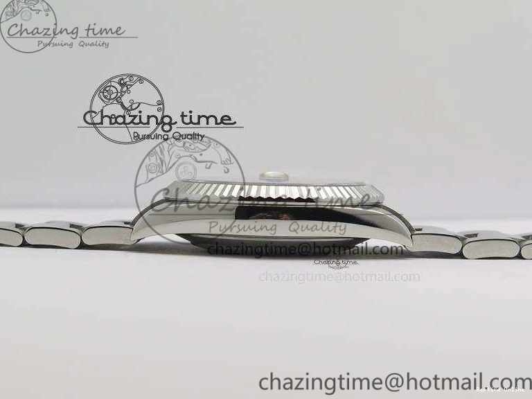 0406 EasyCare DateJust 41mm 126334 Noob 1:1 Best Edition Fluted Bezel Silver Dial On SS Oyster Bracelet A 3588